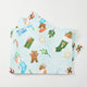 Blue Christmas Stockings Wrapping Paper Sheets - Set of 3