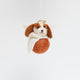 Brown Little Drop Puppy Angel Ornament