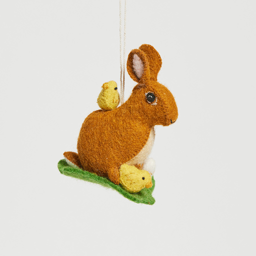 Bundle: Easter Bunny Ornaments - Set of 5