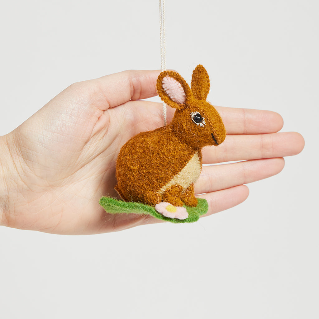 Bundle: Easter Bunny Ornaments - Set of 5