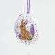 Bunny Easter Egg Ornament