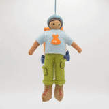 Camping To Connect - Hiker Ornament