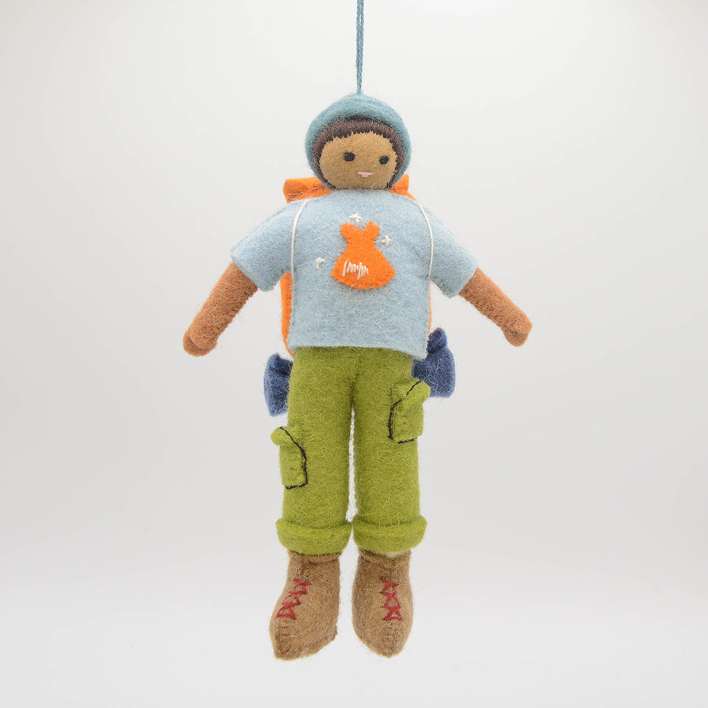 Camping To Connect - Hiker Ornament