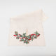 Natural Candle Garland Linen Tea Towel
