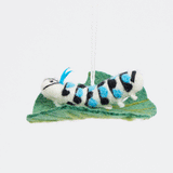 Caterpillar on a Leaf Ornament