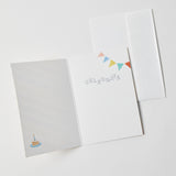 Celebrate Stripes Birthday Greeting Card