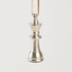 Chess King Ornament - Pewter