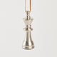 Chess King Ornament - Pewter