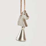Chess Knight Ornament - Pewter