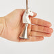 Chess Knight Ornament - Pewter