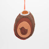 Chocolate Creme Egg Beaded Ornament