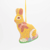 Chocolate Easter Bunny Beaded Ornament