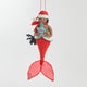 Christmas Mermaid with Turtle Ornament