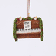 Handmade felt Christmas Piano Ornament from Craftspring rotating to show front, side, and back views — piano adorned with candles, evergreen garland, and detailed embroidered sheet music, heirloom-quality holiday decor ethically crafted by artisans using sustainable wool.