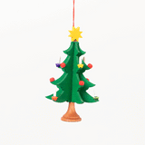 Christmas Tree German Wooden Ornament