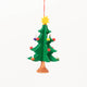 Christmas Tree German Wooden Ornament