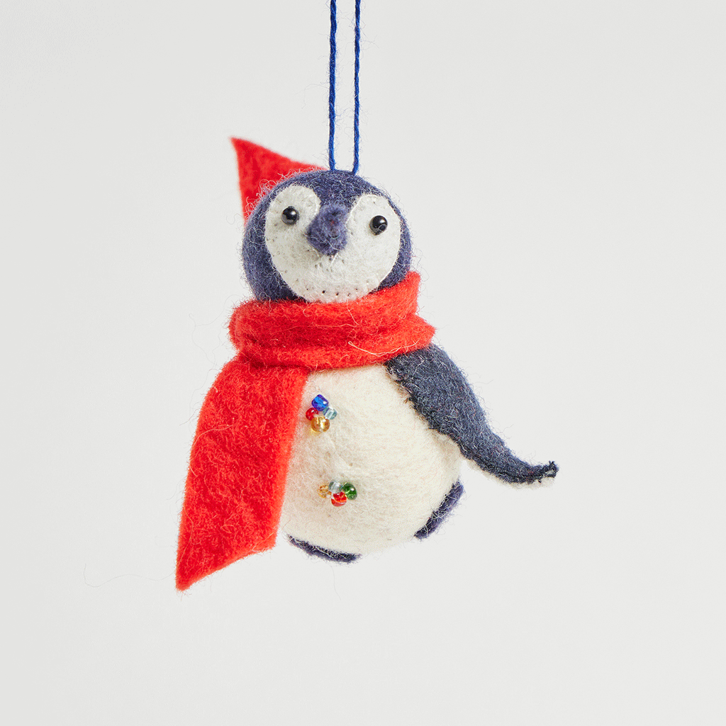 City Penguin Ornament