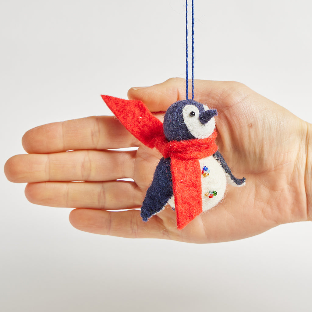 City Penguin Ornament