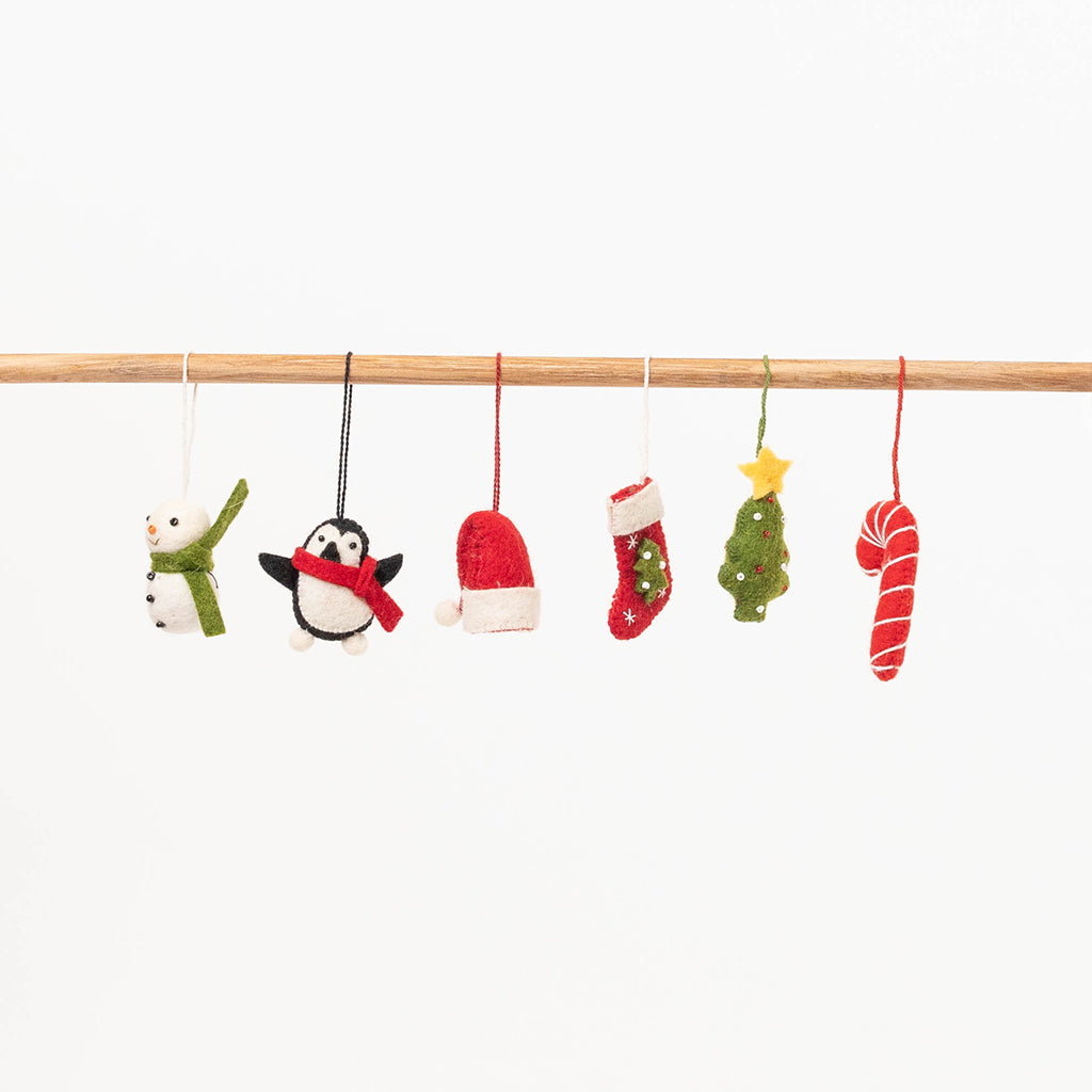 Classic Mini Ornaments - Set of 6