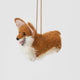 Bring a little wagging joy to your holiday decor with our irresistibly cute Felted Alpaca Corgi Ornament. Lovingly handmade by skilled artisans, this cheerful pup features the corgi’s signature golden coat, perky ears, and—of course—its famously adorable heart-shaped butt.
