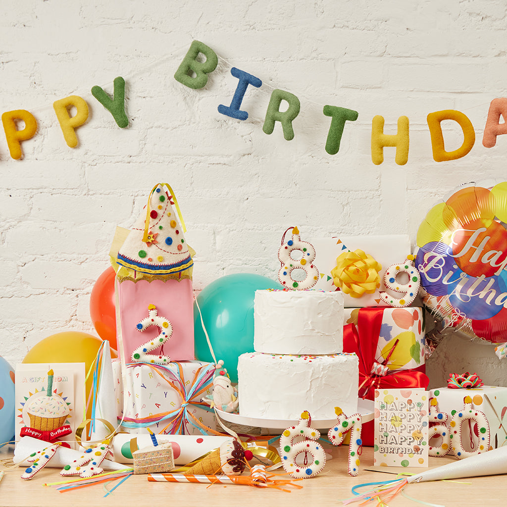 Large Happy Birthday Garland