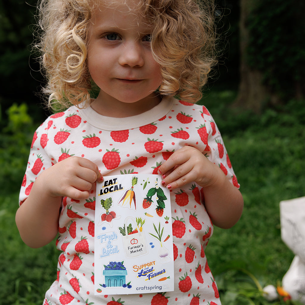 Farmer's Market Stickers