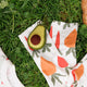 Felted avocado Christmas ornament with string, perfect for holiday trees