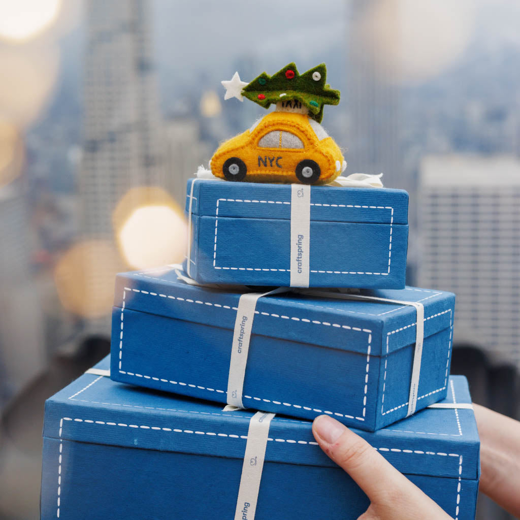 Holiday Taxi Ornament