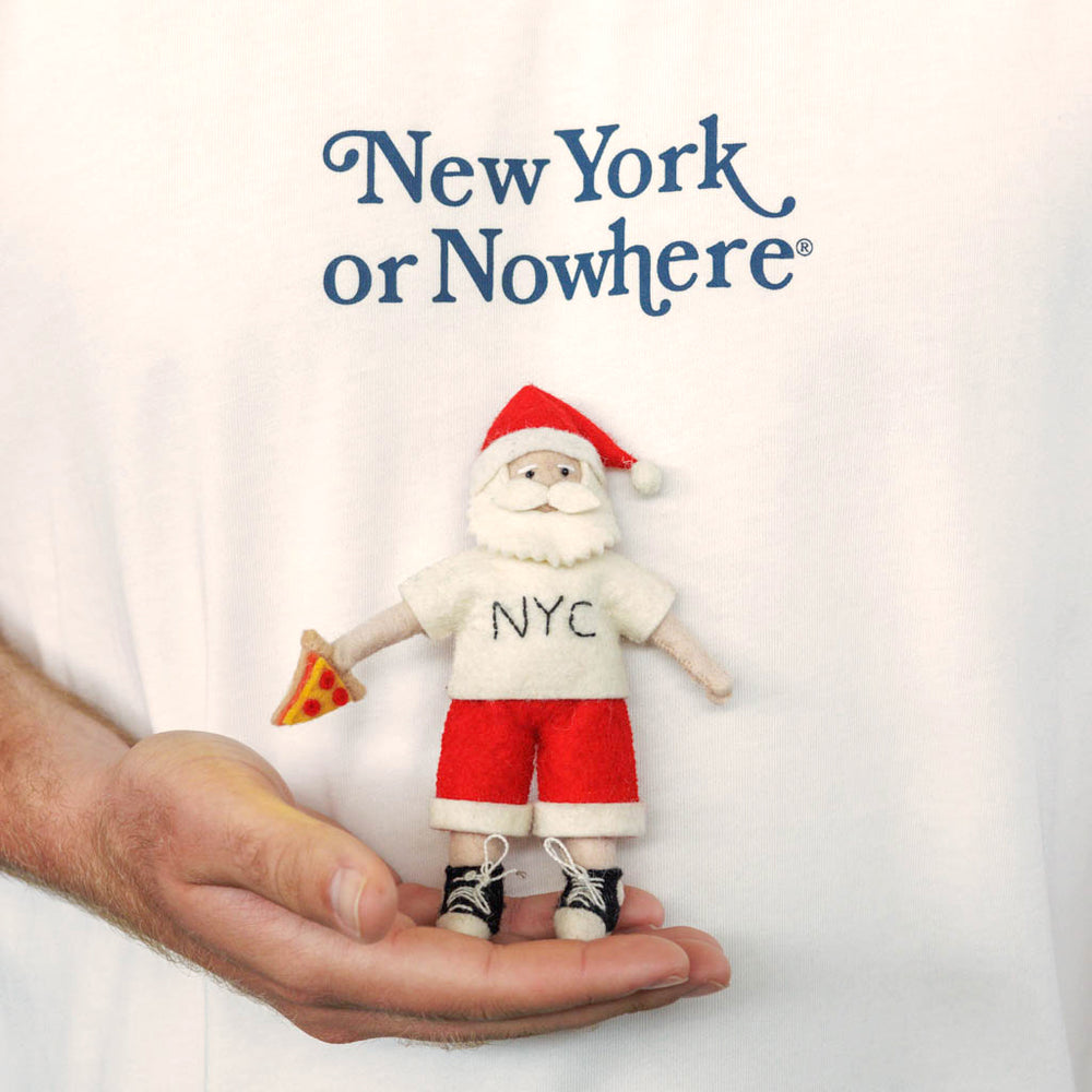 NYC Santa Ornament - Light