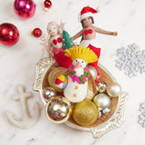 At The Beach Snowman Ornament
