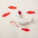 Joyful Santa Beluga Ornament