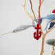 Gray-Blue Mystical Narwhal Ornament