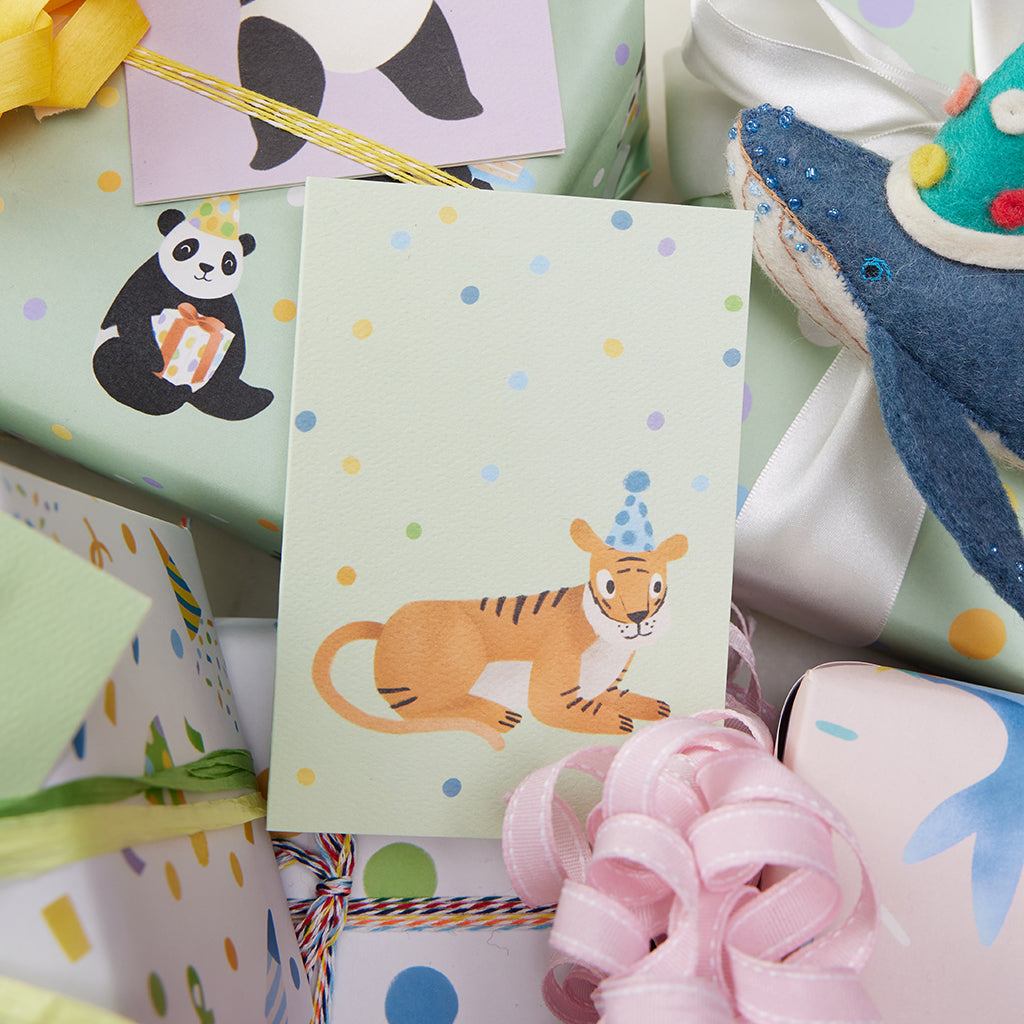 Birthday Tiger Greeting Card