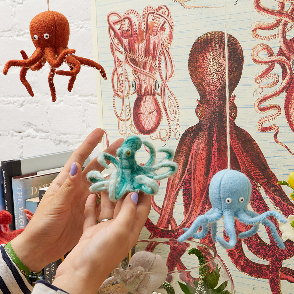 Turquoise My Octopus Teacher Ornament