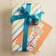 Birthday Party Animals Wrapping Paper Sheets - Set of 3