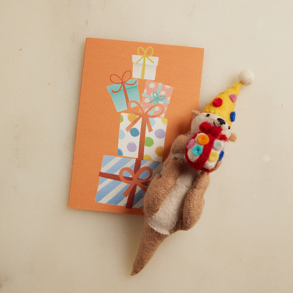 Birthday Gifts Stack Greeting Card