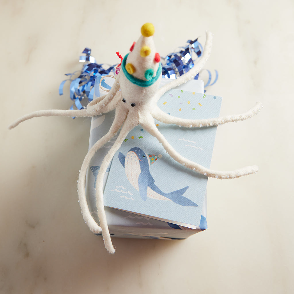 Birthday Whale Greeting Card