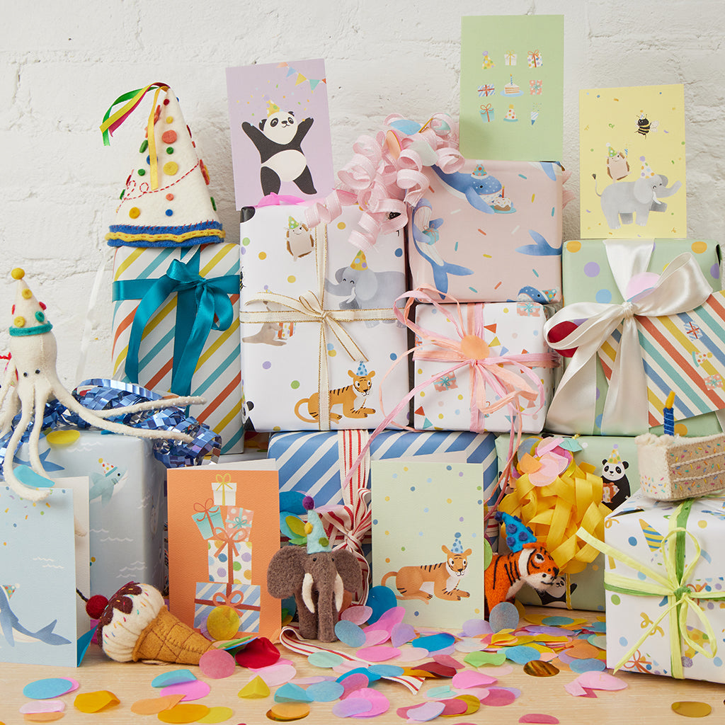 Green Gifts Birthday Card