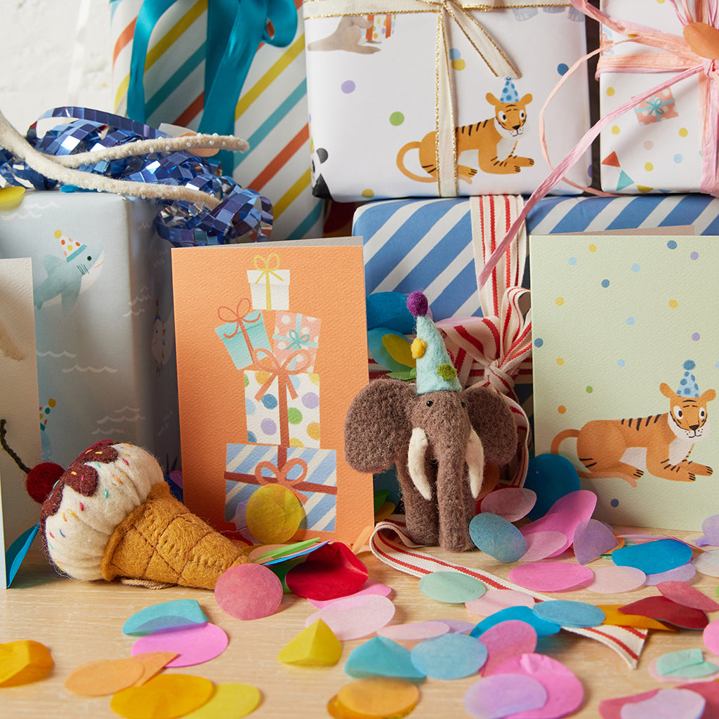 Birthday Gifts Stack Greeting Card