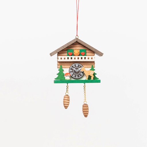 Cuckoo Clock German Wooden Ornament