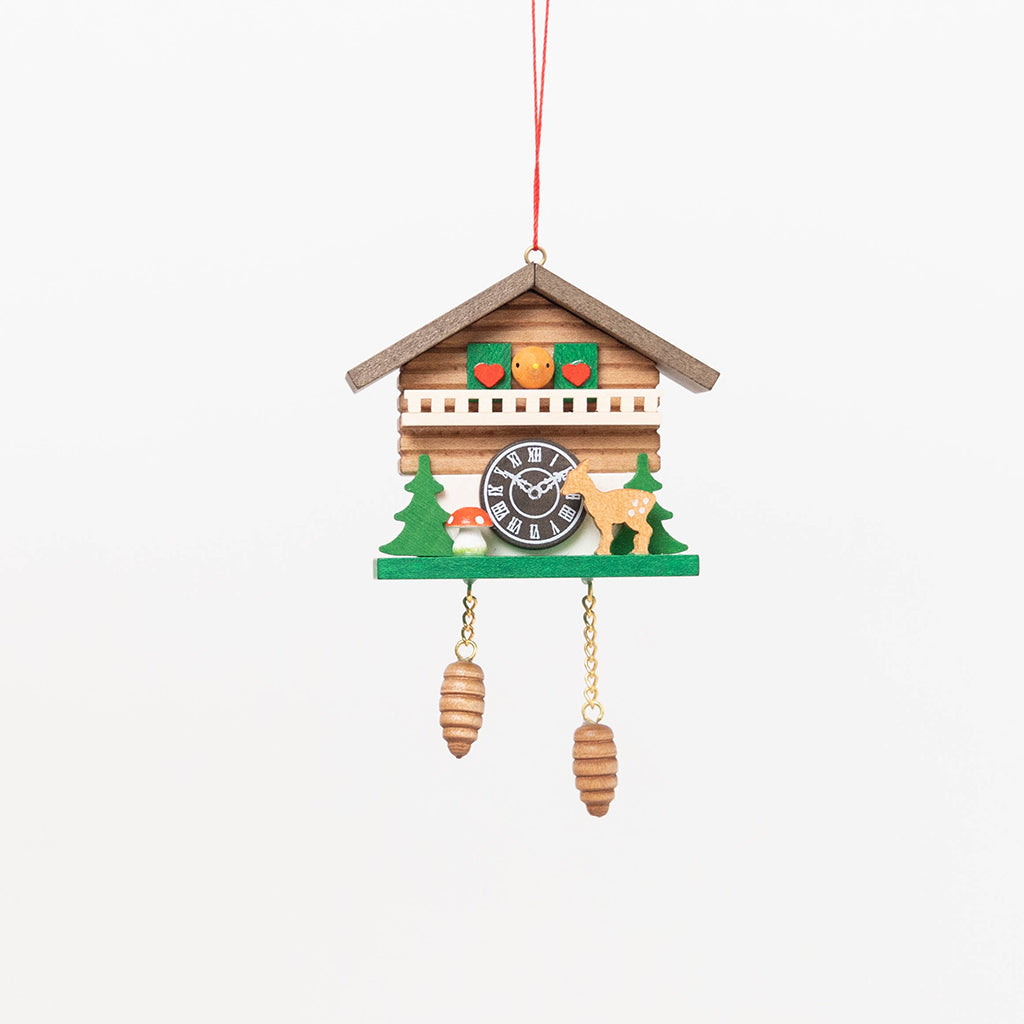 Cuckoo Clock German Wooden Ornament