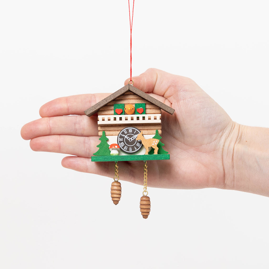 Cuckoo Clock German Wooden Ornament