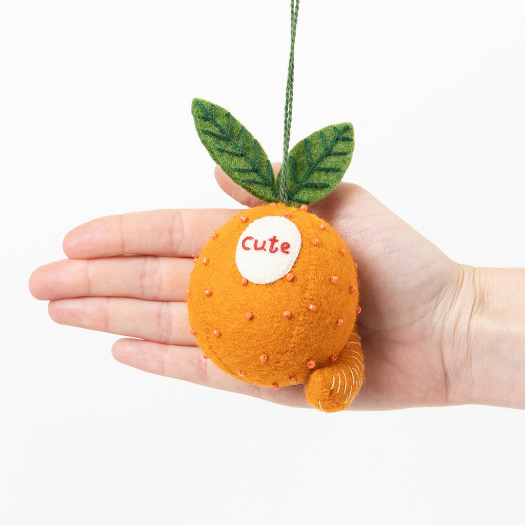 Cute Clementine Ornament
