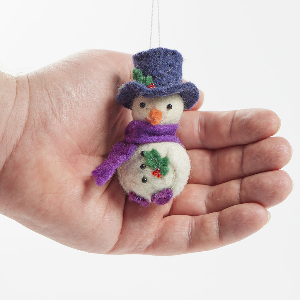 Top Hat Snowman Ornament