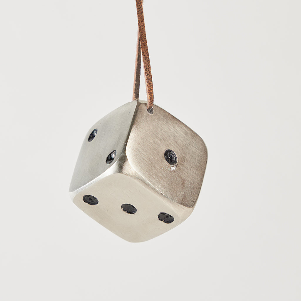 Dice Ornament - Pewter