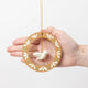 Dove in Wreath Wood Ornament