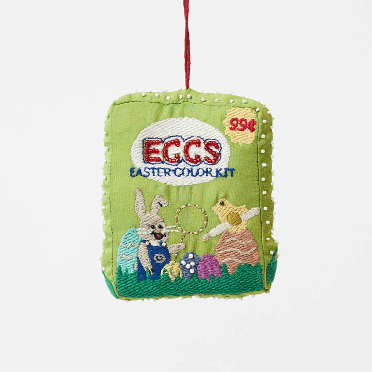 Egg Dyeing Kit Beaded Ornament