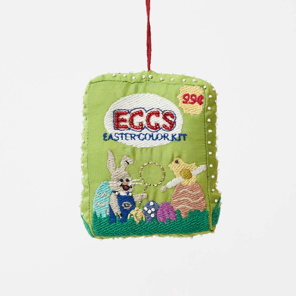 Egg Dyeing Kit Beaded Ornament