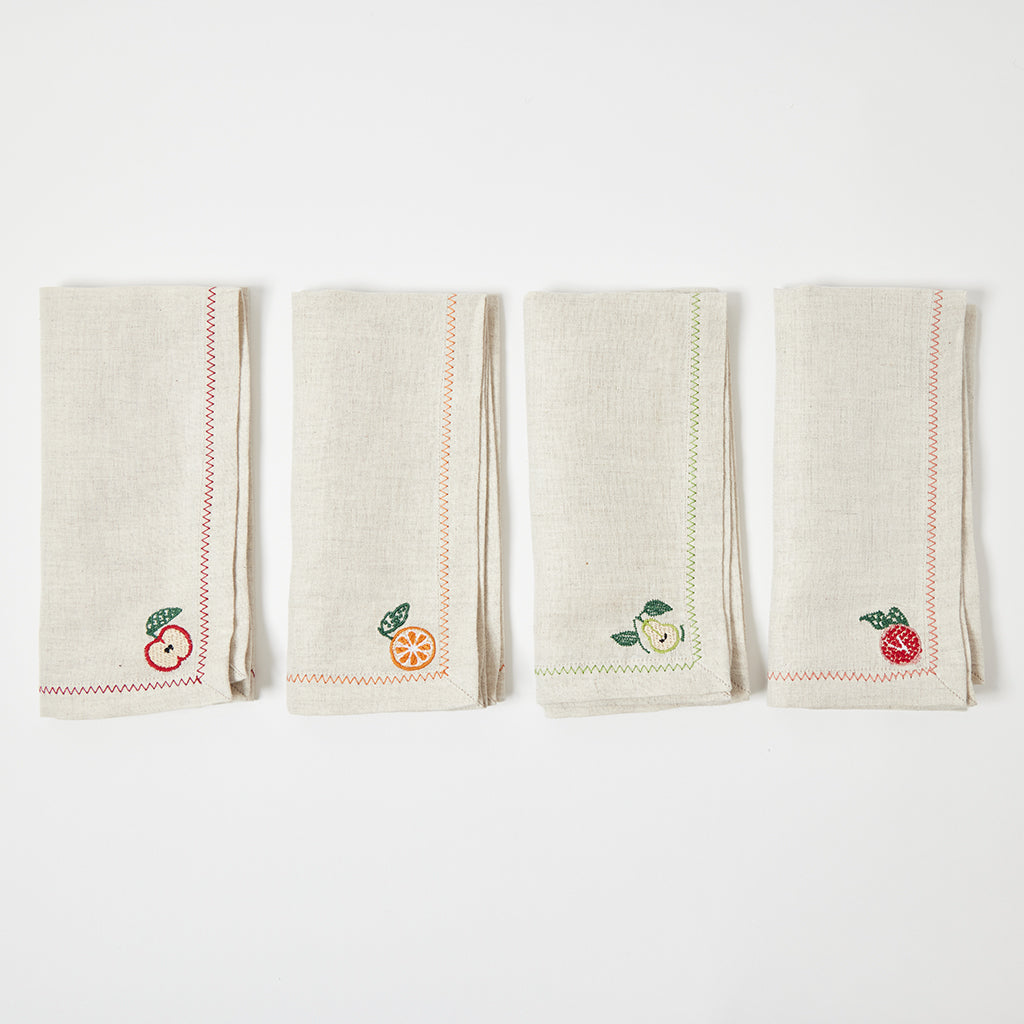 Harvest Linen Napkins - Set of 4