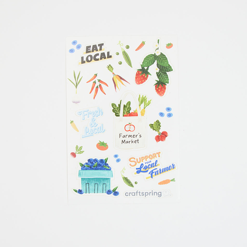 Farmer's Market Stickers